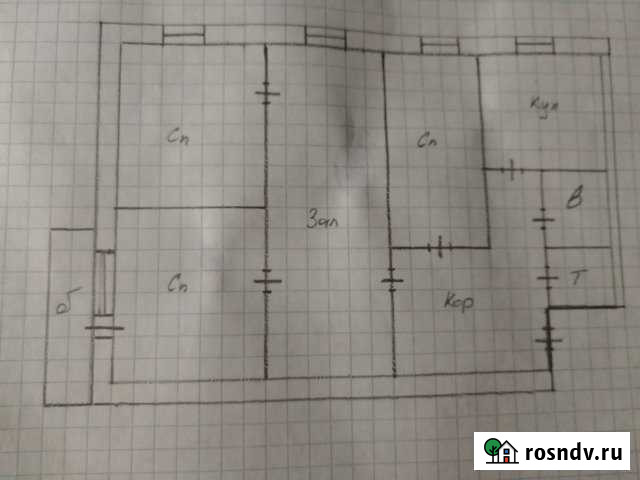 4-комнатная квартира, 60 м², 2/5 эт. на продажу в Донецке Донецк - изображение 1