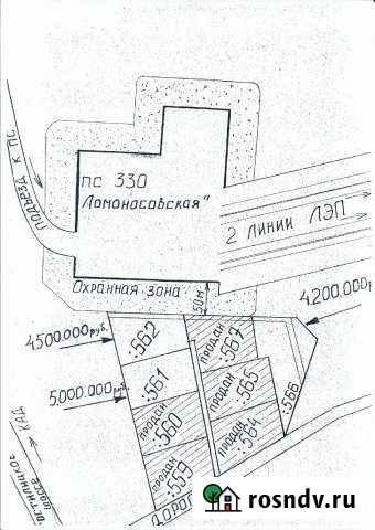 Участок промназначения 59 сот. на продажу в Гостилицах Гостилицы - изображение 1