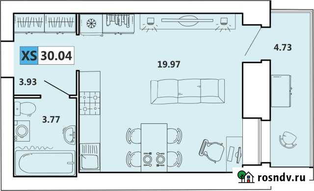 Квартира-студия, 30 м², 5/10 эт. на продажу в Архангельске Архангельск - изображение 1