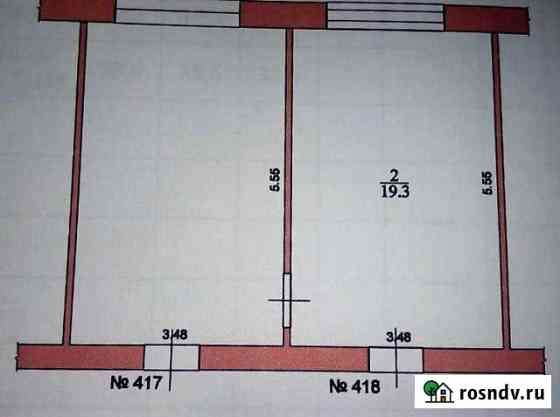 Комната 38 м² в 2-ком. кв., 4/5 эт. на продажу во Фролово Фролово