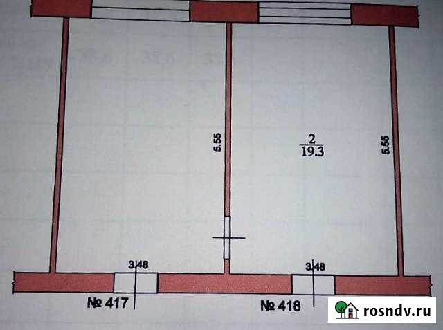 Комната 38 м² в 2-ком. кв., 4/5 эт. на продажу во Фролово Фролово - изображение 1