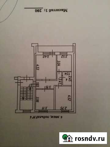 3-комнатная квартира, 59 м², 4/5 эт. на продажу в Невеле Невель - изображение 1