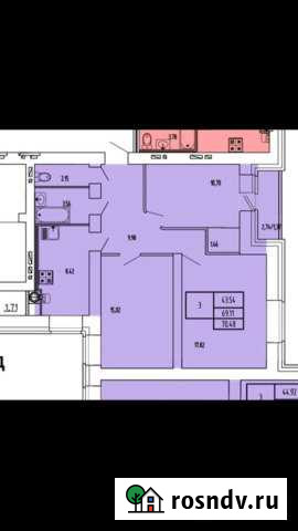 3-комнатная квартира, 70 м², 4/9 эт. на продажу в Йошкар-Оле Йошкар-Ола - изображение 1