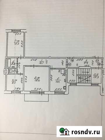 3-комнатная квартира, 70 м², 2/5 эт. на продажу в Черняховске Черняховск - изображение 1