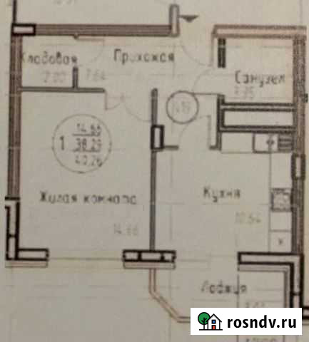 1-комнатная квартира, 40 м², 4/17 эт. на продажу в Подольске Подольск - изображение 1