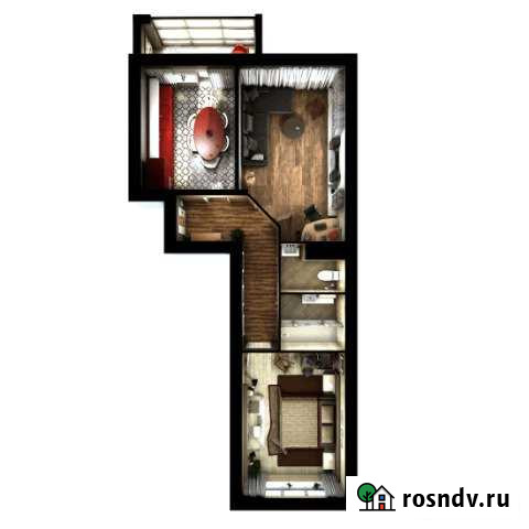 2-комнатная квартира, 54 м², 3/17 эт. на продажу в Домодедово Домодедово - изображение 1