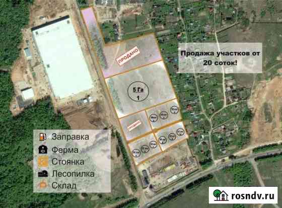 Участок промназначения 30 сот. на продажу в Менделеево Московской области Менделеево