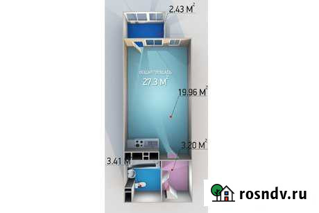 Квартира-студия, 29 м², 11/17 эт. на продажу в Старой Купавне Старая Купавна - изображение 1