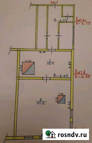 Дом 67 м² на участке 7 сот. на продажу в Кичменгском Городке Кичменгский Городок - изображение 1