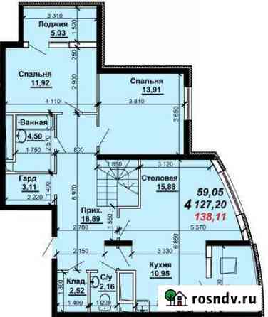 4-комнатная квартира, 138 м², 16/16 эт. на продажу в Рязани Рязань
