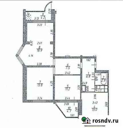 3-комнатная квартира, 75 м², 13/17 эт. на продажу в Железнодорожном Московской области Железнодорожный