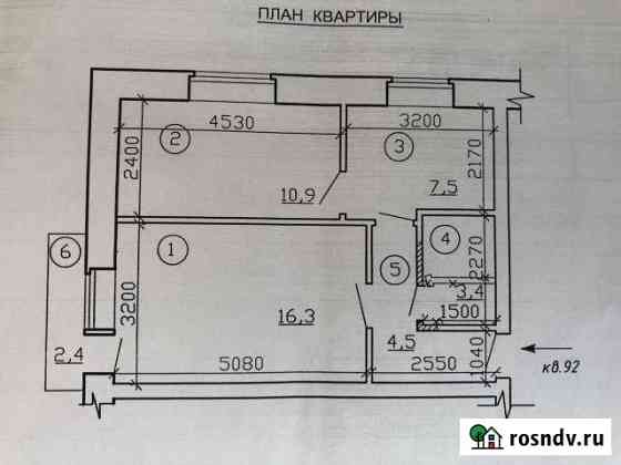 2-комнатная квартира, 42 м², 3/5 эт. на продажу в Белоярском Ханты-Мансийского АО Белоярский