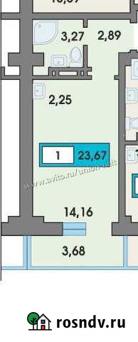 Квартира-студия, 23 м², 4/9 эт. на продажу в Сосновоборске Красноярского края Сосновоборск - изображение 1