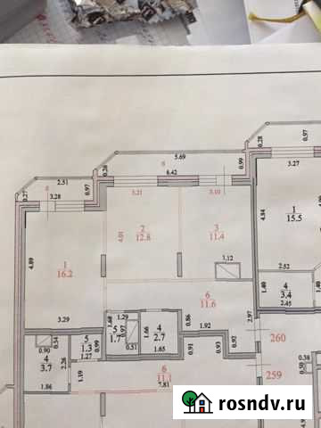 Своб. планировка, 65 кв.м., 6/24 эт. Ульяновск - изображение 1