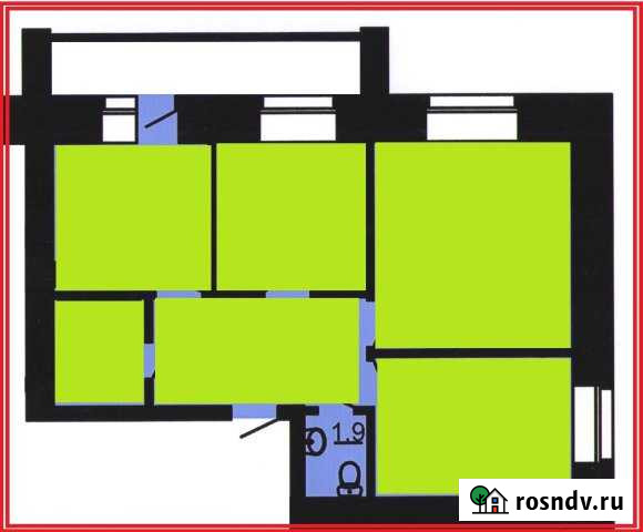 3-комнатная квартира, 61 м², 9/10 эт. на продажу в Благовещенске Благовещенск - изображение 1