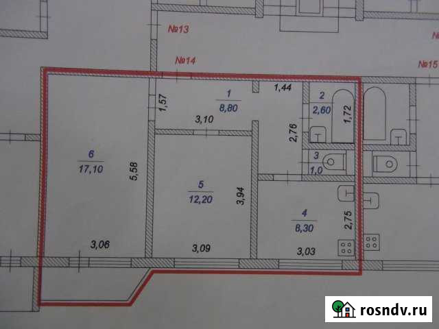 2-комнатная квартира, 50 м², 4/5 эт. на продажу в Шумерле Шумерля - изображение 1