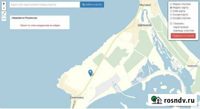 Участок СНТ, ДНП 6 сот. на продажу в Щёлкино Щёлкино - изображение 1