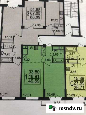 1-комнатная квартира, 50 м², 6/25 эт. на продажу в Реутове Реутов - изображение 1