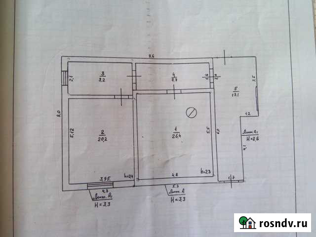 Дом 60 м² на участке 50 сот. на продажу в Порецком Порецкое - изображение 1