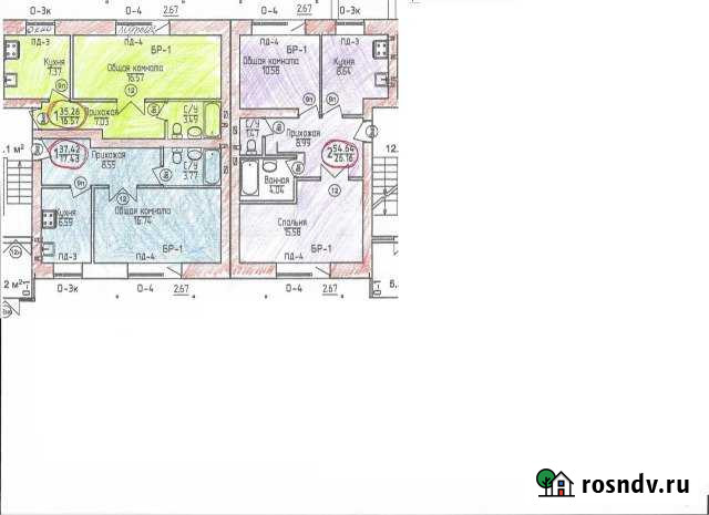 1-комнатная квартира, 37 м², 2/3 эт. на продажу в Богородске Богородск - изображение 1