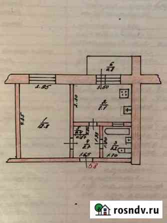 1-комнатная квартира, 28 м², 5/5 эт. на продажу в Котово Котово