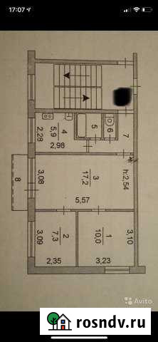 3-комнатная квартира, 47 м², 3/5 эт. на продажу в Троицке Челябинской области Троицк - изображение 1