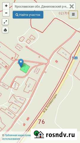 Участок ИЖС 18 сот. на продажу в Данилове Данилов - изображение 1