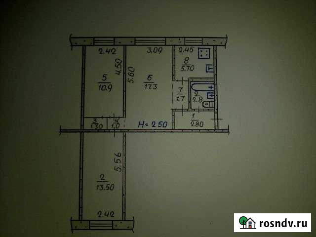 3-комнатная квартира, 55 м², 2/5 эт. на продажу в Кинеле Кинель - изображение 1