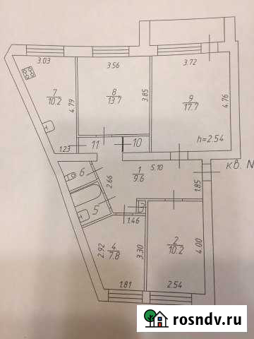 4-комнатная квартира, 76 м², 5/5 эт. на продажу в Боровичах Боровичи - изображение 1