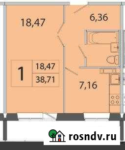 1-комнатная квартира, 38 м², 3/9 эт. на продажу в Томске Томск - изображение 1