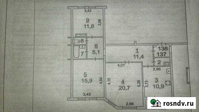 3-комнатная квартира, 82 м², 8/9 эт. на продажу в Сертолово Сертолово - изображение 1