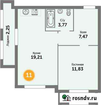 1-комнатная квартира, 45 м², 3/9 эт. на продажу в Зеленоградске Зеленоградск