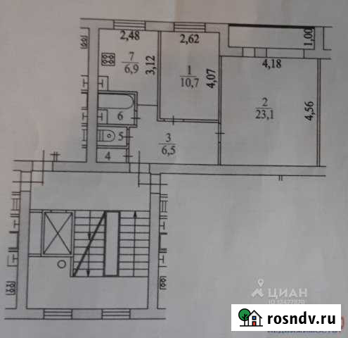 2-комнатная квартира, 51 м², 3/9 эт. на продажу в Сертолово Сертолово - изображение 1