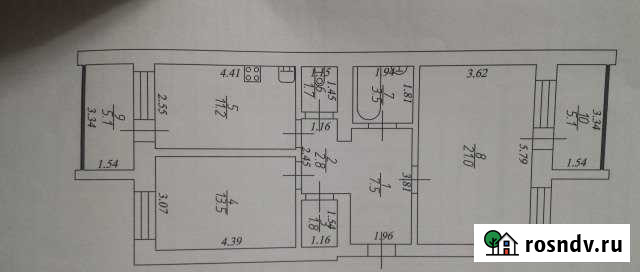 2-комнатная квартира, 63 м², 2/4 эт. на продажу в Нижней Тавде Нижняя Тавда - изображение 1