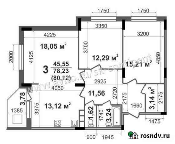 3-комнатная квартира, 80 м², 4/17 эт. на продажу в Коврове Ковров