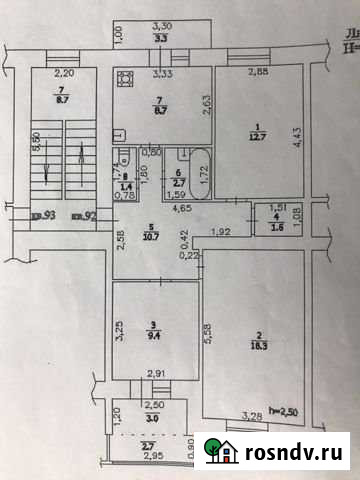 3-комнатная квартира, 65 м², 4/5 эт. на продажу в Крымске Крымск - изображение 1