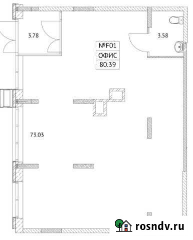 Нежилое помещение свободного назначения 80,39 м2 Красково - изображение 1