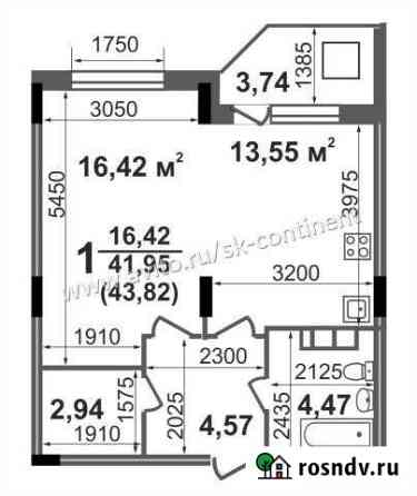 1-комнатная квартира, 43 м², 4/17 эт. на продажу в Коврове Ковров