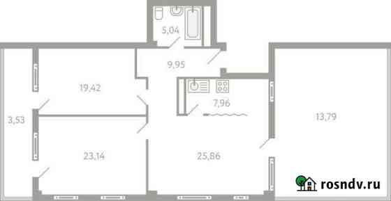 3-комнатная квартира, 118 м², 7/7 эт. на продажу в Химках Химки
