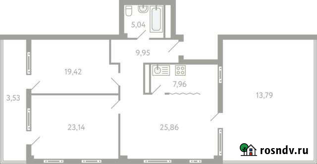 3-комнатная квартира, 118 м², 7/7 эт. на продажу в Химках Химки - изображение 1