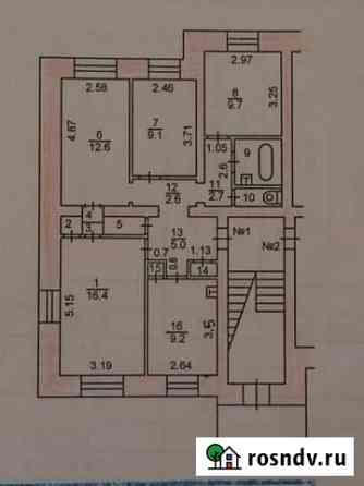 4-комнатная квартира, 75 м², 1/2 эт. на продажу в Усть-Куте Усть-Кут