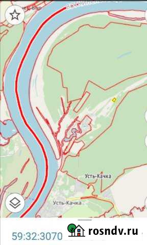 Участок СНТ, ДНП 100 сот. на продажу в Усть-Качке Усть-Качка - изображение 1