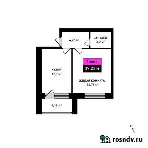 1-комнатная квартира, 39 м², 5/5 эт. на продажу в Мелеузе Мелеуз - изображение 1