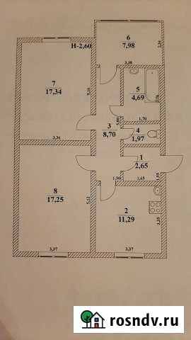 2-комнатная квартира, 72 м², 1/2 эт. на продажу в Красноселькупе Красноселькуп - изображение 1