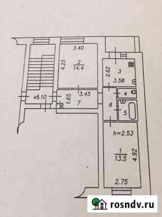 2-комнатная квартира, 48 м², 4/5 эт. на продажу в Вязниках Вязники