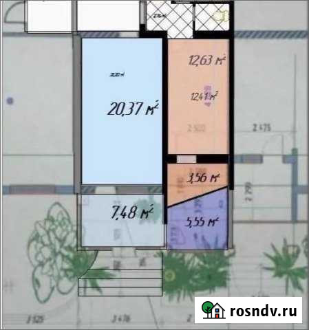 Комната 20 м² в 3-ком. кв., 1/9 эт. на продажу в Белореченске Белореченск - изображение 1