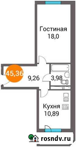 1-комнатная квартира, 45 м², 5/14 эт. на продажу в Правдинском Правдинский - изображение 1
