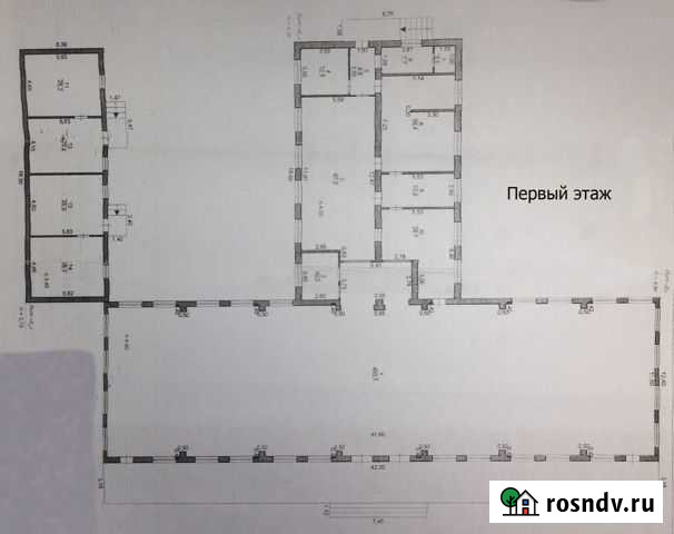 Здание столовой 991 кв.м. Еткуль - изображение 1