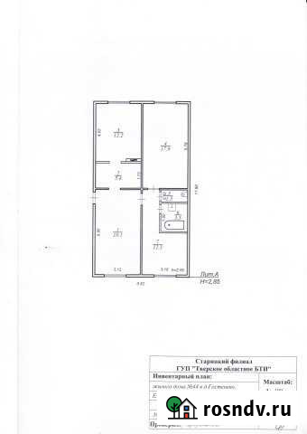 Дом 70.9 м² на участке 50 сот. на продажу в Старице Старица - изображение 1