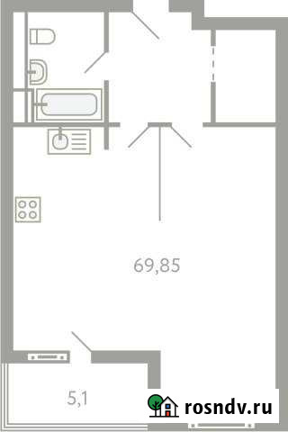 1-комнатная квартира, 67 м², 2/5 эт. на продажу в Химках Химки - изображение 1
